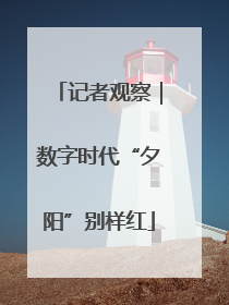 记者观察｜数字时代“夕阳”别样红