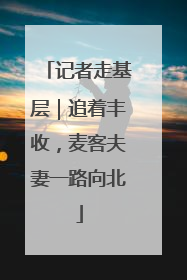 记者走基层｜追着丰收，麦客夫妻一路向北