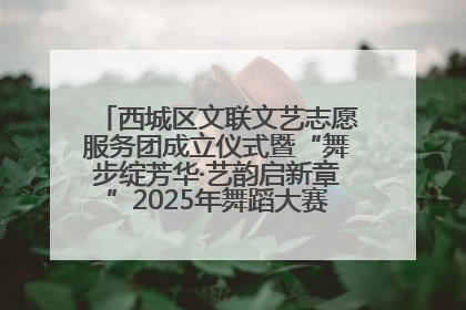 西城区文联文艺志愿服务团成立仪式暨“舞步绽芳华·艺韵启新章”2025年舞蹈大赛展演圆满举办