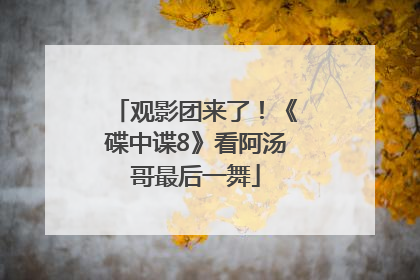 观影团来了！《碟中谍8》看阿汤哥最后一舞