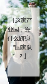这家产业园，靠什么跻身“国家队”？