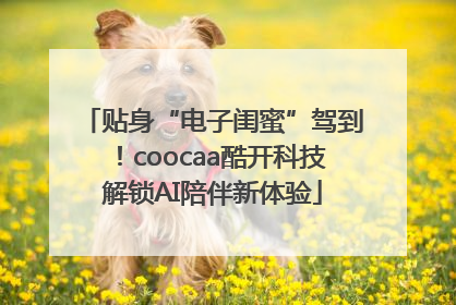 贴身“电子闺蜜”驾到！coocaa酷开科技解锁AI陪伴新体验