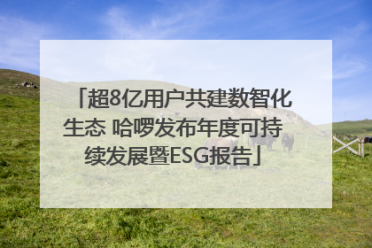 超8亿用户共建数智化生态 哈啰发布年度可持续发展暨ESG报告