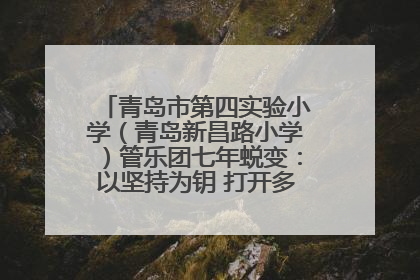 青岛市第四实验小学（青岛新昌路小学）管乐团七年蜕变：以坚持为钥 打开多元成长之门
