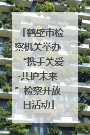 鹤壁市检察机关举办“携手关爱·共护未来”检察开放日活动