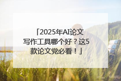 2025年AI论文写作工具哪个好？这5款论文党必看！
