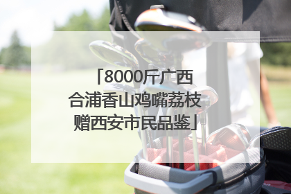 8000斤广西合浦香山鸡嘴荔枝赠西安市民品鉴