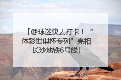 @球迷快去打卡！“体彩世俱杯专列”亮相长沙地铁6号线