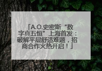 A.O.史密斯“数字真五恒”上海首发：破解平层舒适难题，招商合作火热开启！